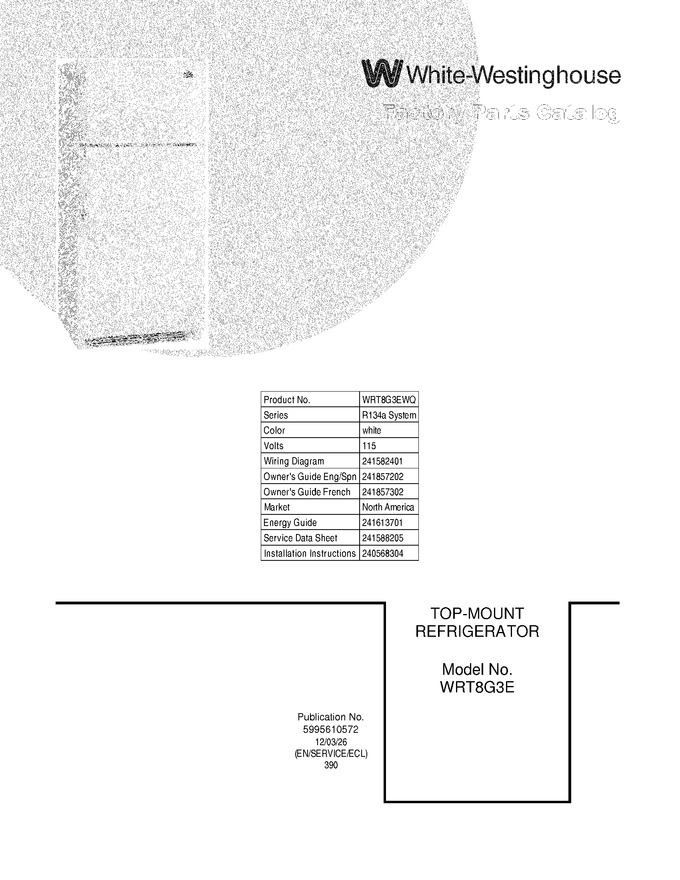 Diagram for WRT8G3EWQ