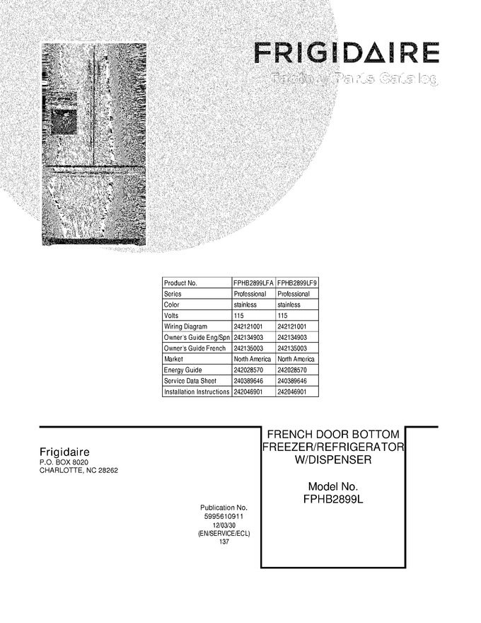 Diagram for FPHB2899LFA