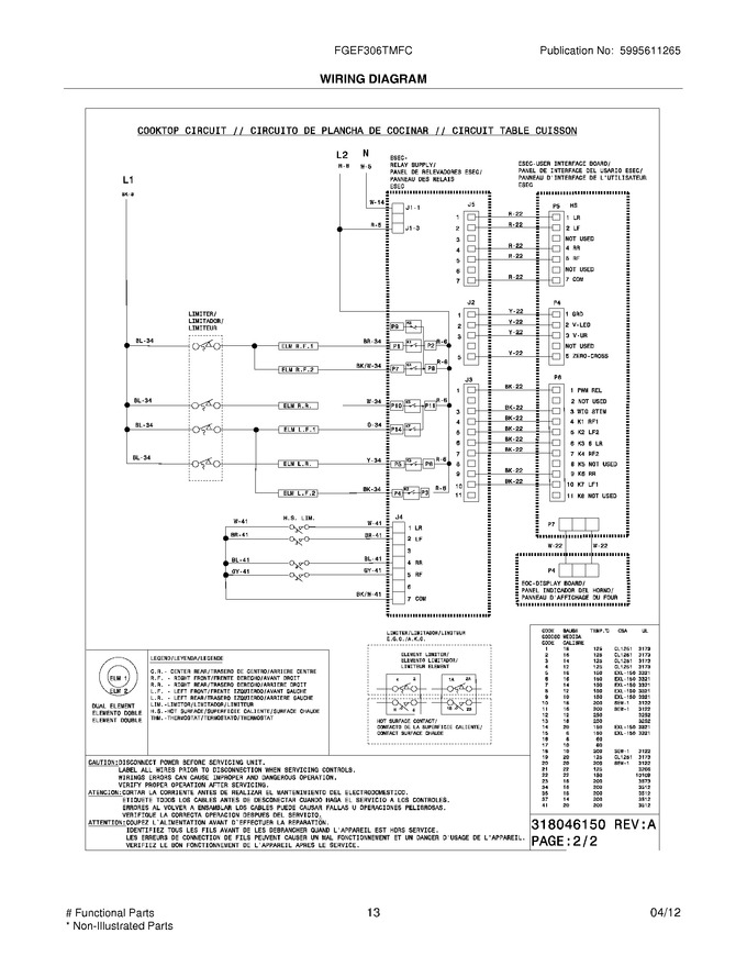 Diagram for FGEF306TMFC