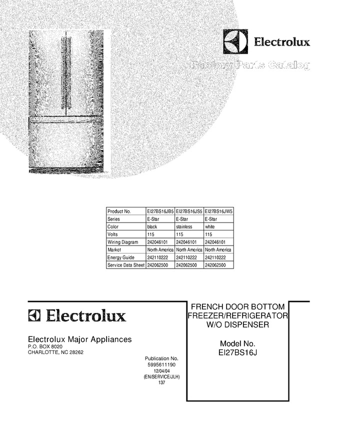 Diagram for EI27BS16JW5