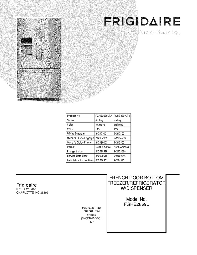 Diagram for FGHB2869LF9