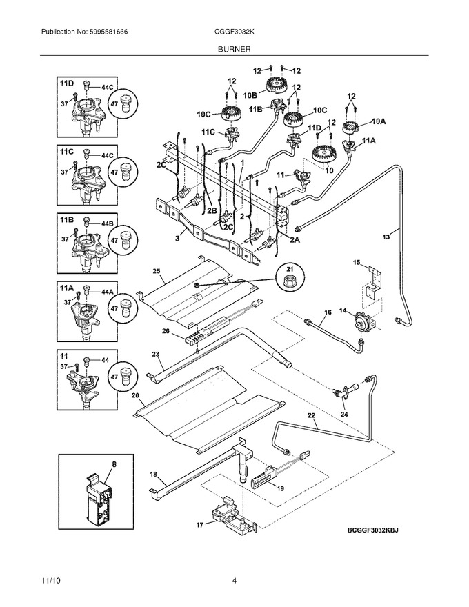 Diagram for CGGF3032KWJ