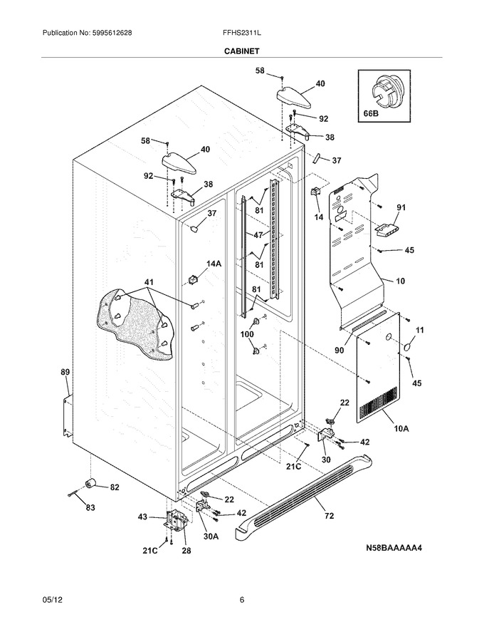 Diagram for FFHS2311LB6