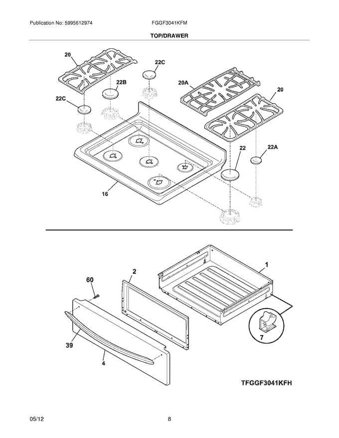 Diagram for FGGF3041KFM