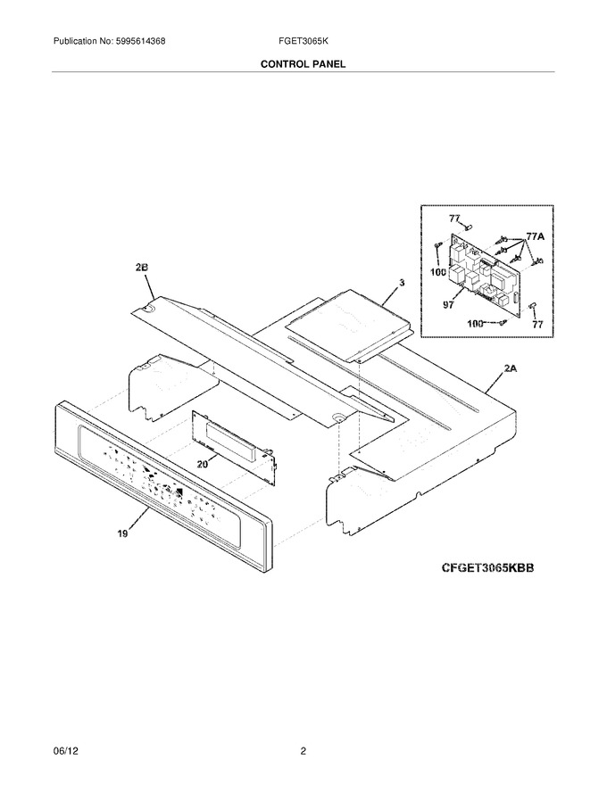 Diagram for FGET3065KWB