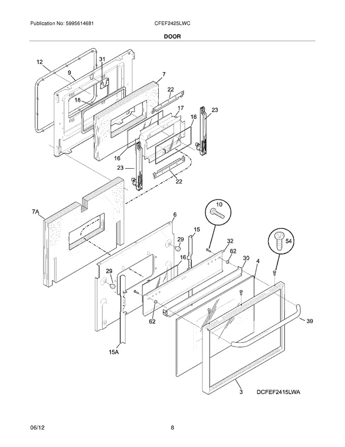 Diagram for CFEF2425LWC