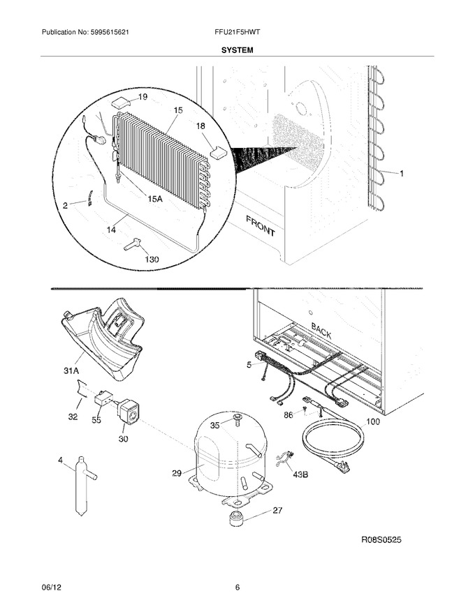 Diagram for FFU21F5HWT