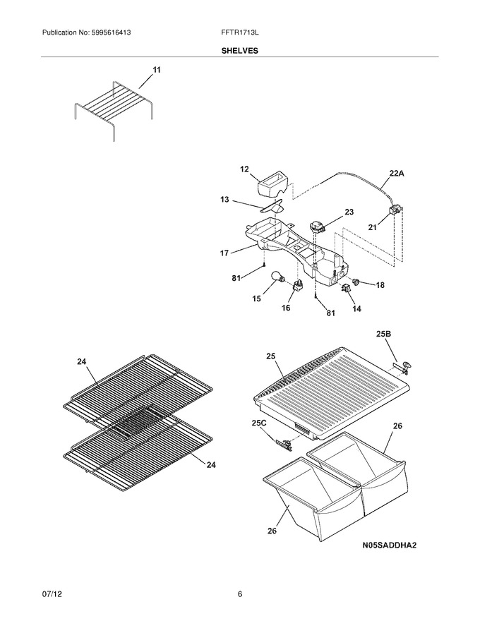 Diagram for FFTR1713LWC