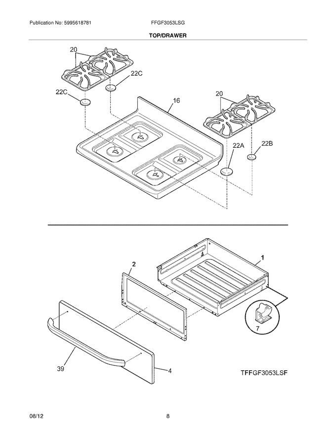 Diagram for FFGF3053LSG