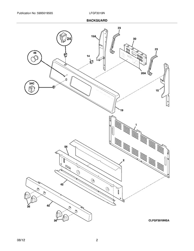 Diagram for LFGF3019NWA