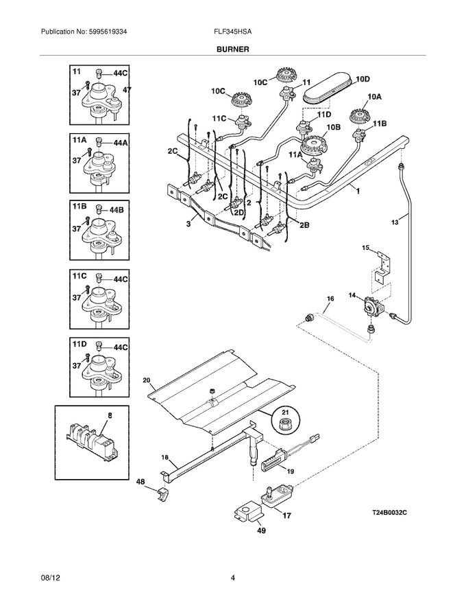 Diagram for FLF345HSA