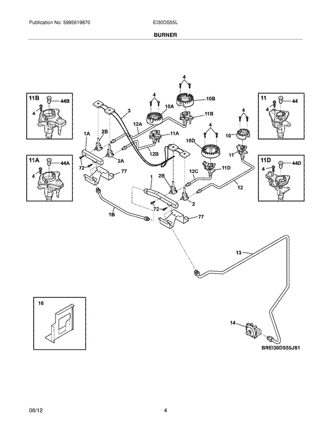 Diagram for EI30DS55LWB