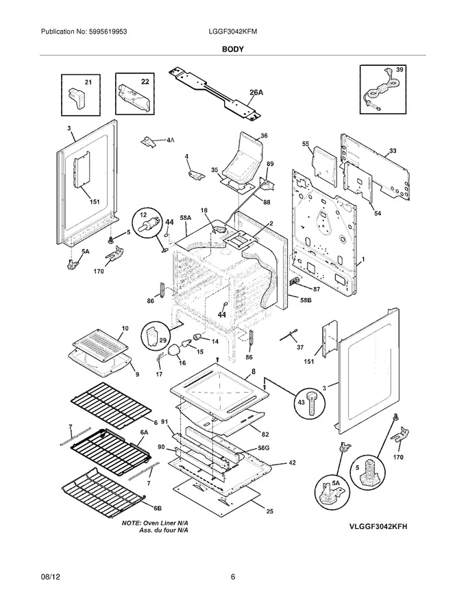 Diagram for LGGF3042KFM