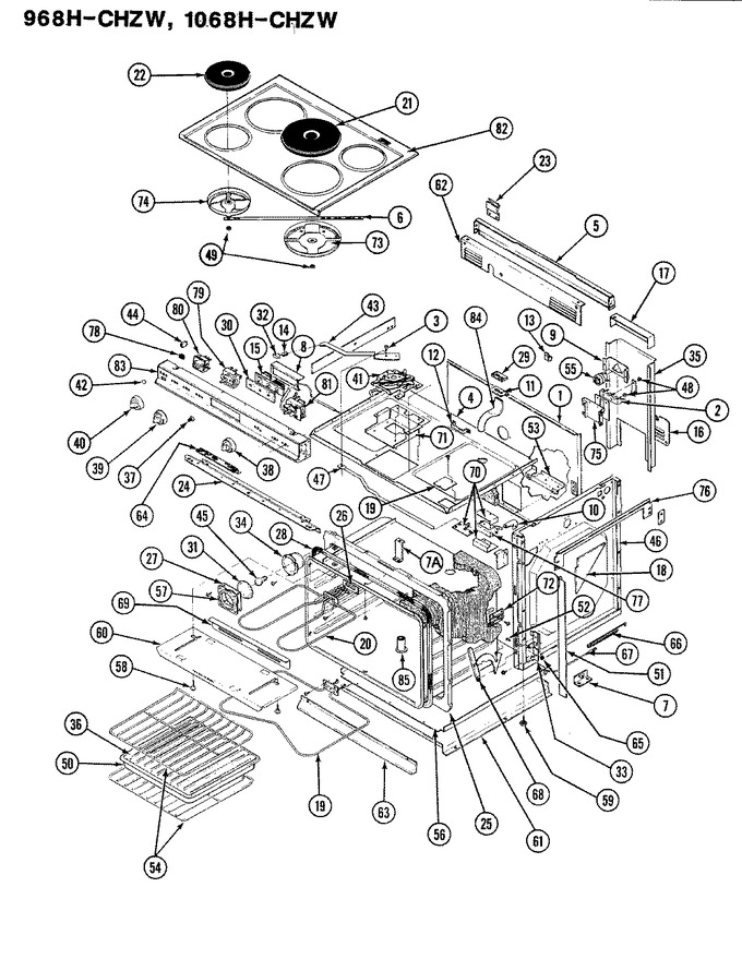 Diagram for 968WH-CHZW