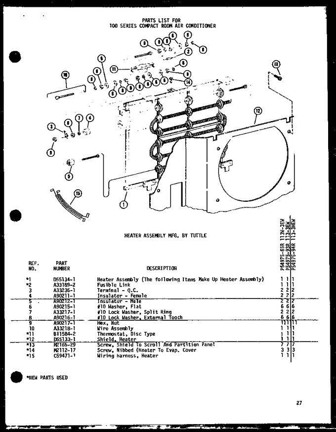 Diagram for 113-3HEW (BOM: P5497594R)