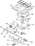 Diagram for 02 - Main Top & Burner Assembly