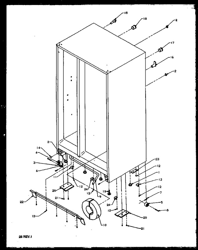 Diagram for 2599CIWEW (BOM: P1170601W W)