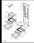 Diagram for 14 - Ref Shelving And Drawers