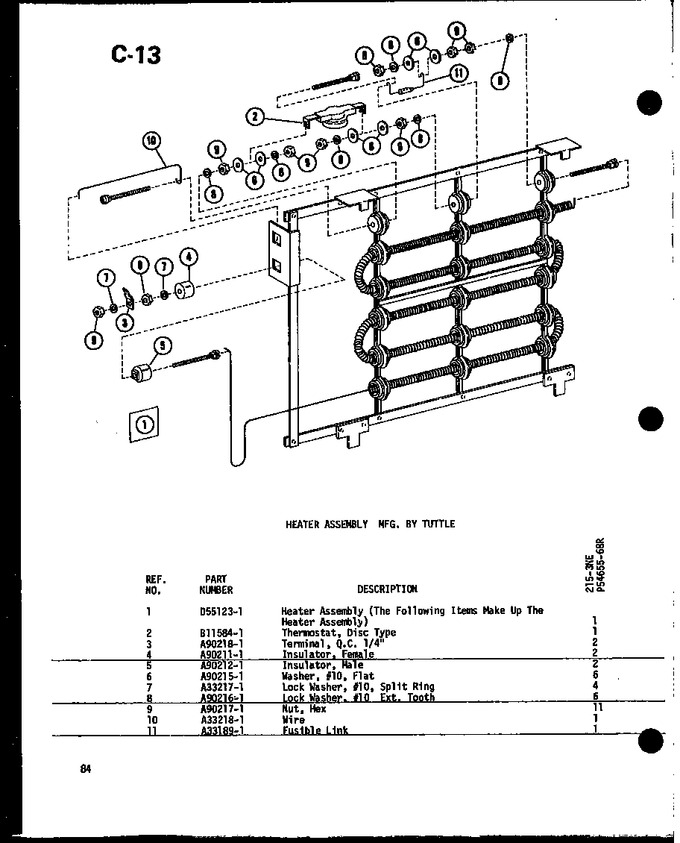 Diagram for 215-3NE (BOM: P5465568R)