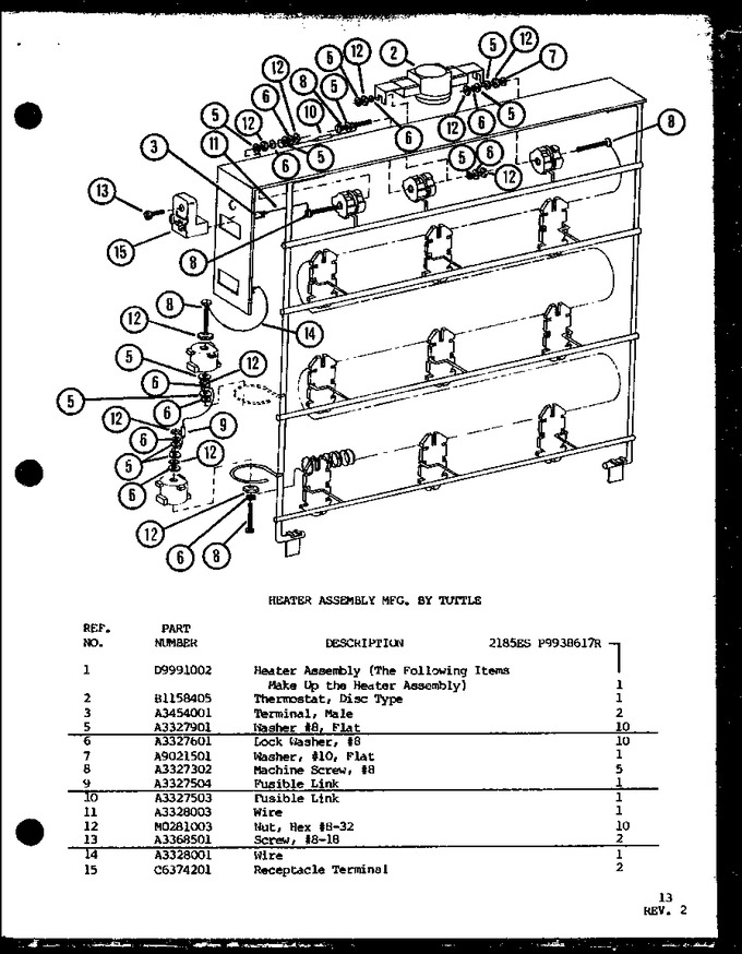 Diagram for 2185ES (BOM: P9938617R)