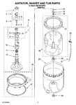 Diagram for 03 - Agitator, Basket And Tub Parts