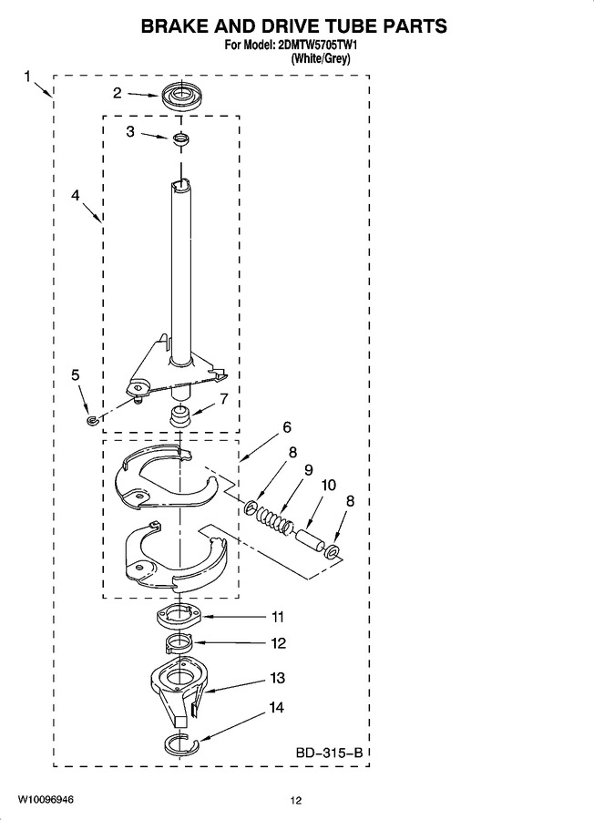 Diagram for 2DMTW5705TW1