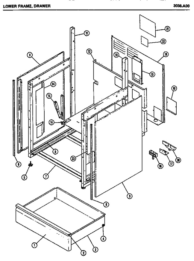 Diagram for 3036.A00