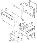 Diagram for 02 - Door/drawer (3100ppx,3100ppx-k)