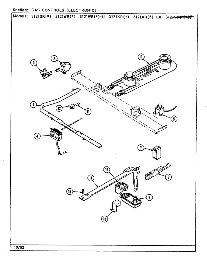 Diagram for 3121XRW-UX