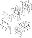 Diagram for 04 - Door/drawer (ser. Pre. 30 3442xrx)