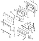 Diagram for 03 - Door/drawer (3468vvx, Xvx Ser. Pre.15)