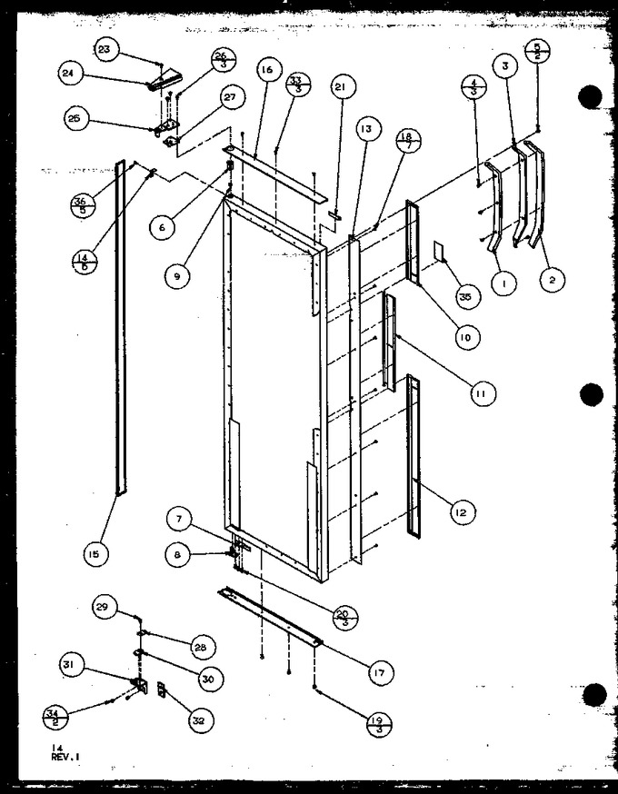 Diagram for 36541 (BOM: P1121702W W)