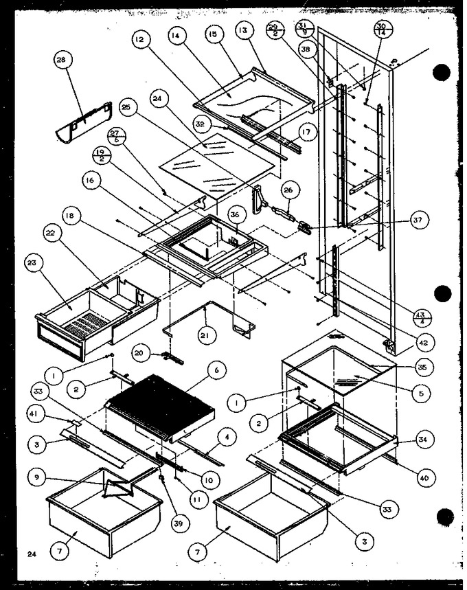 Diagram for 36051 (BOM: P1122003W W)