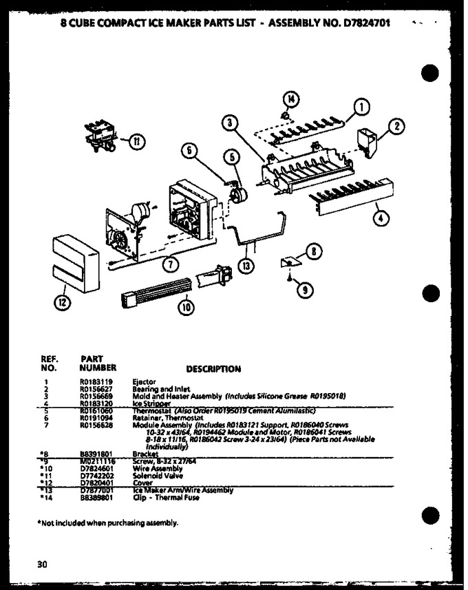 Diagram for 36098 (BOM: P1108704W)