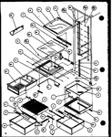 Diagram for 14 - Ref Shelving And Drawers