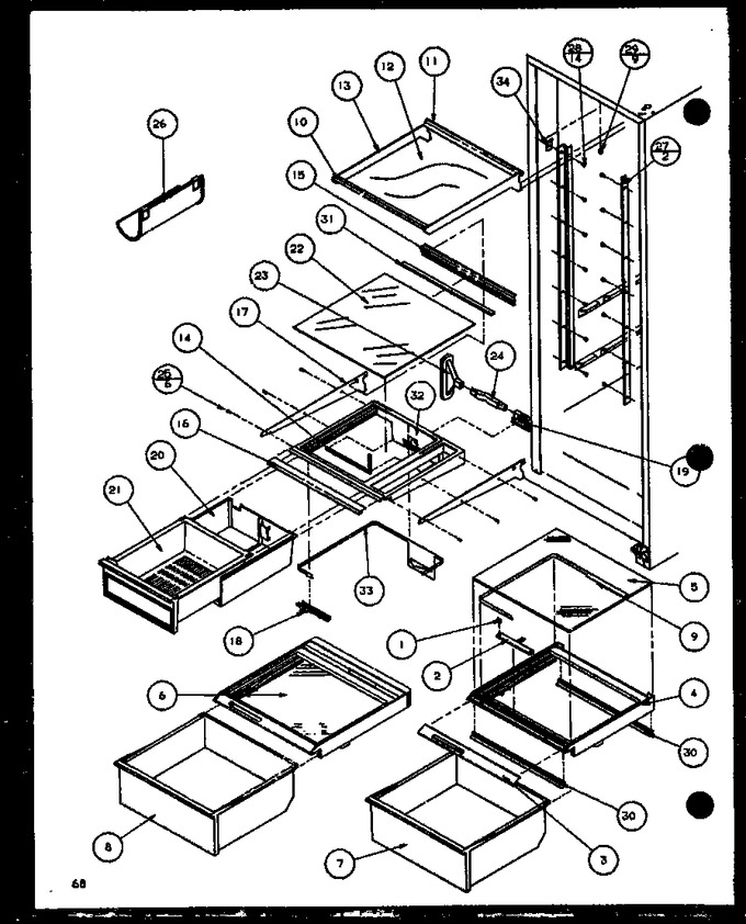 Diagram for 36268 (BOM: P1108603W)