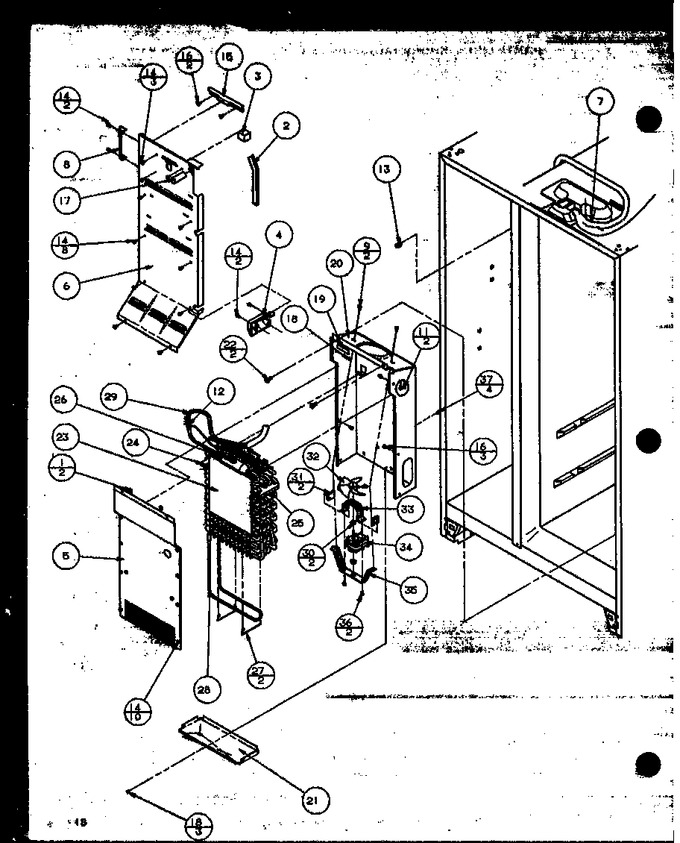 Diagram for 36508 (BOM: P1121708W L)