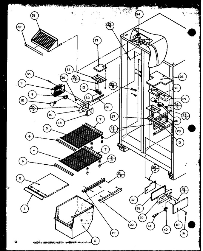 Diagram for 36508L (BOM: P1121707W L)