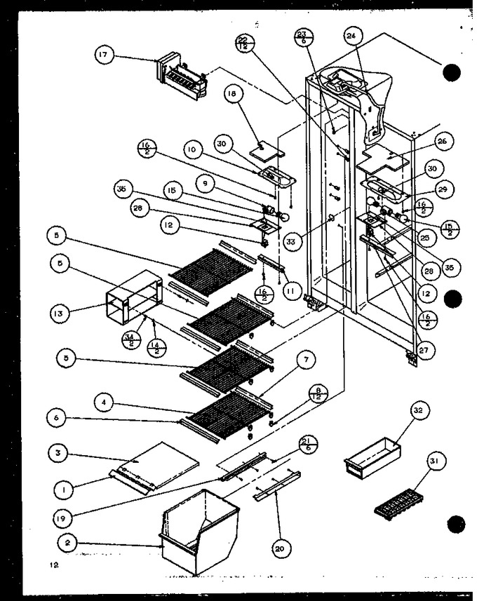 Diagram for 36551 (BOM: P1108802W)