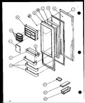 Diagram for 12 - Ref Door