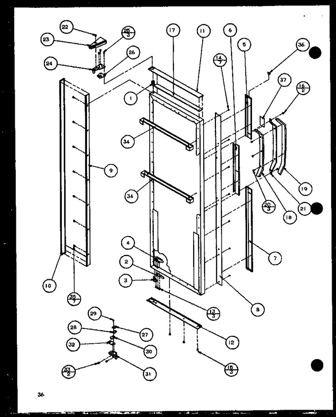 Diagram for 36571 (BOM: P1108506W)