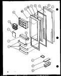 Diagram for 12 - Ref Door