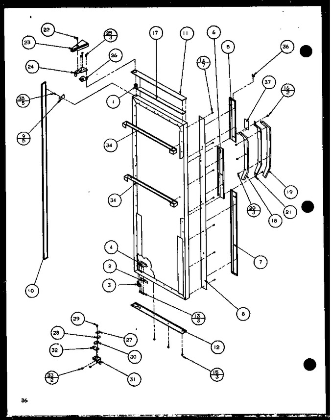 Diagram for 36571 (BOM: P1115506W)