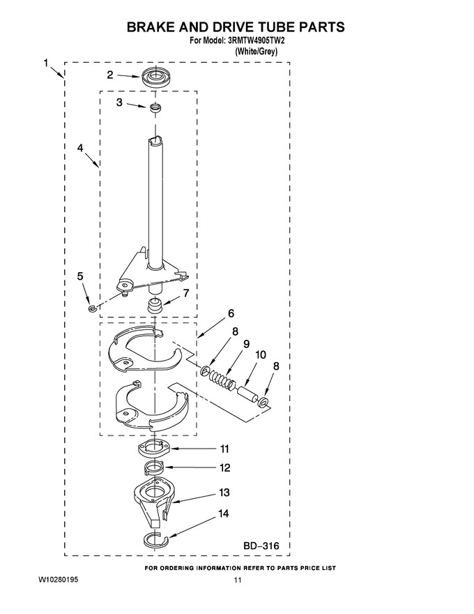 Diagram for 3RMTW4905TW2