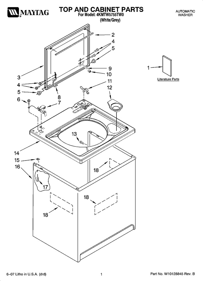 Diagram for 4KMTW5755TW0