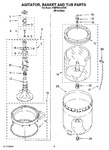 Diagram for 03 - Agitator, Basket And Tub Parts