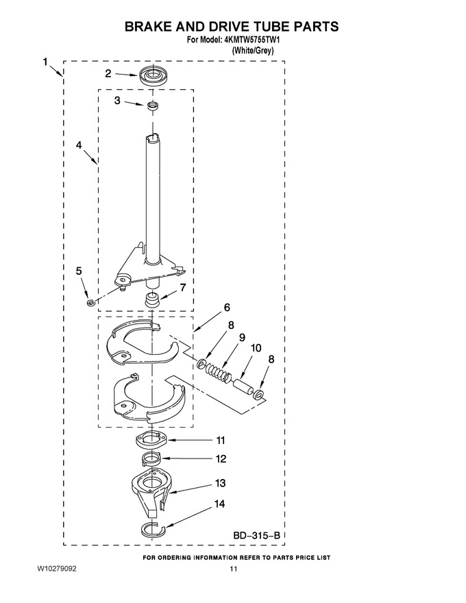 Diagram for 4KMTW5755TW1