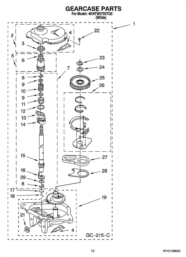 Diagram for 4KNTW5705TQ0