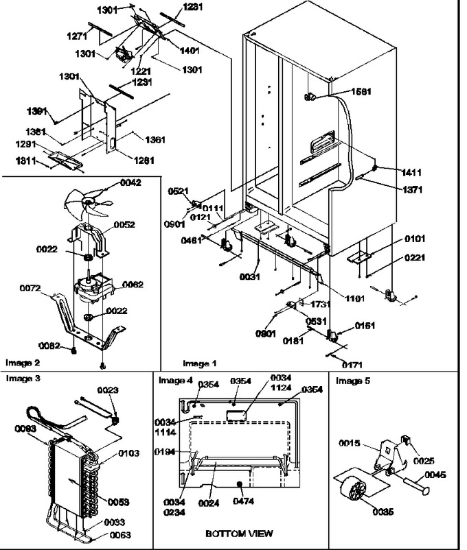 Diagram for 58635 (BOM: P1317501W E)