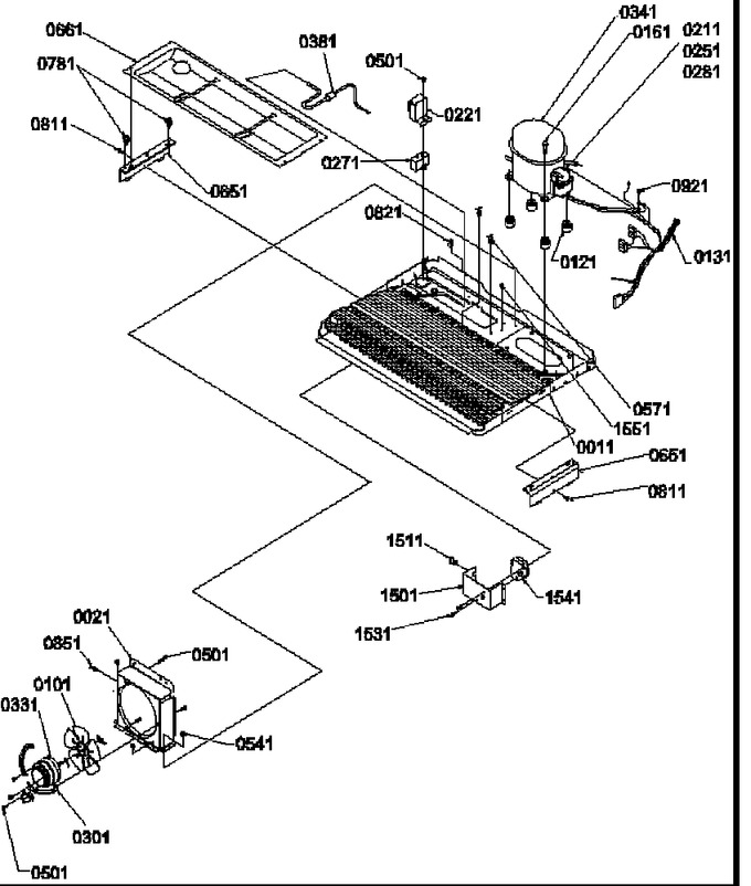 Diagram for 58632 (BOM: P1317501W W)